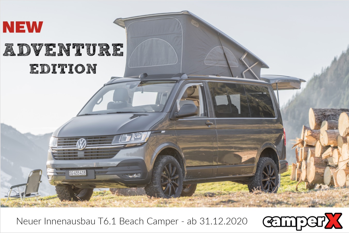 NEWS- Innenausbau VW California Beach Camper T6.1 - camperX - VW T6 und T5 California  Zubehör Shop für Camping
