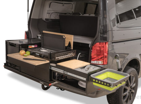 VW California Heckauszug Küche Küchenmodul camperX