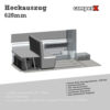 Heckauszug Vergleich VW T6 California Beach 600 mm camperX