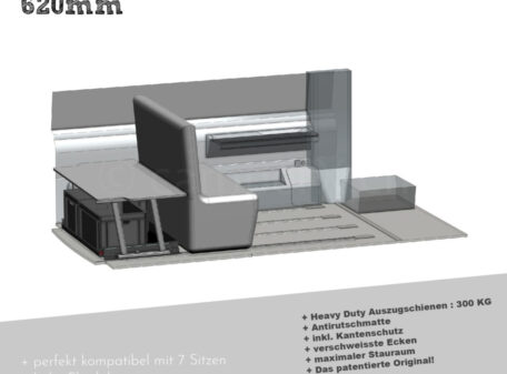 Heckauszug Vergleich VW T6 California Beach 600 mm camperX