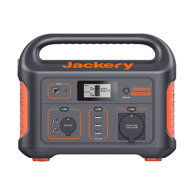 Jackery EXPLORER Powerstation 500 Wh Camping VW Bus California