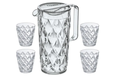 Koziol Krug Crystal 1.6 l Transparent 5-teilig